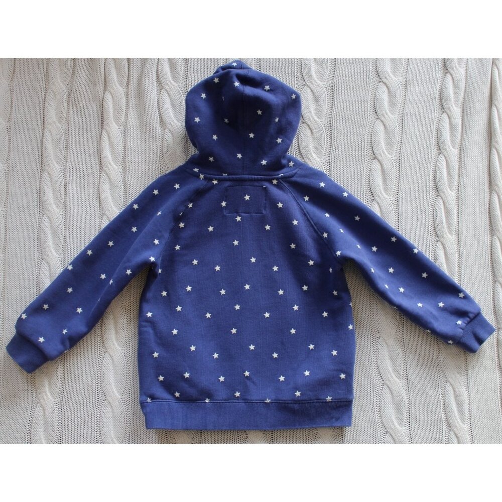 MINI BODEN Patchwork Applique Owl Stars Hoodie Sweatshirt, Size 4 - 5 - Picture 4 of 11